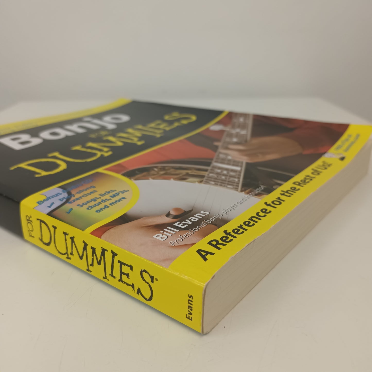 Banjo For Dummies Paper Back Book Includes CD