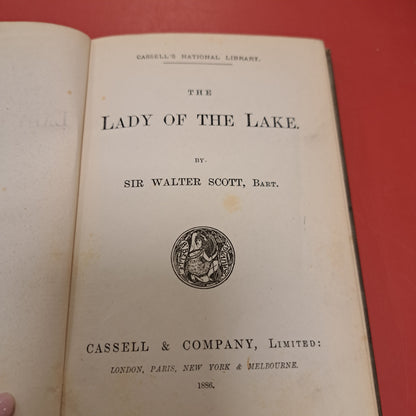 The Lady Of The Lake Sir Walter Scott Cassells National Library Edited By Professor Henry Morley Rare Published 1886