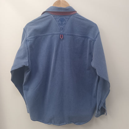 Fat Face Men's Medium Blue Denim Shirt