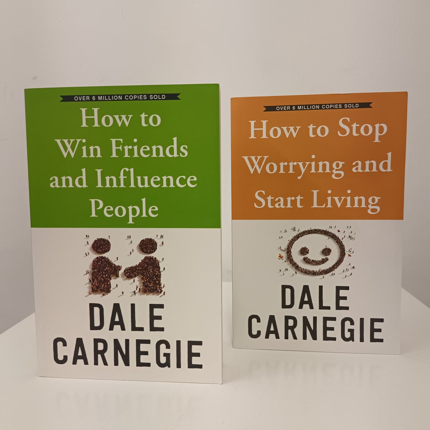 2 x Dale Carnegie Books How To Stop Worrying And Start Living