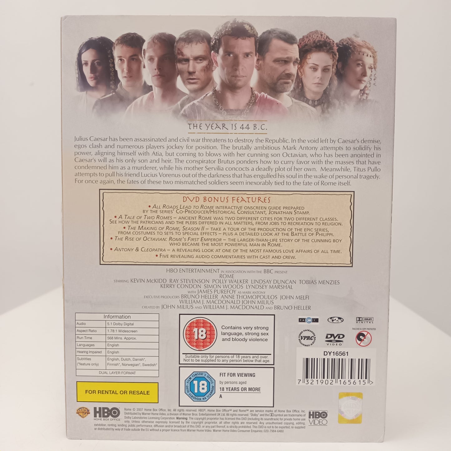 Rome The Complete Second Season DVD Boxset