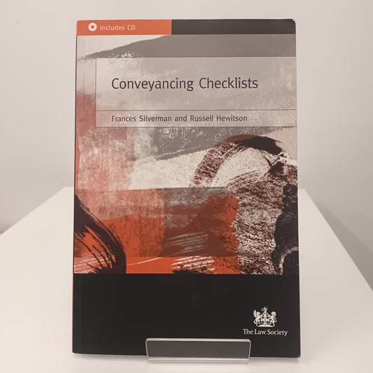 Conveyancing Checklists Book Includes CD