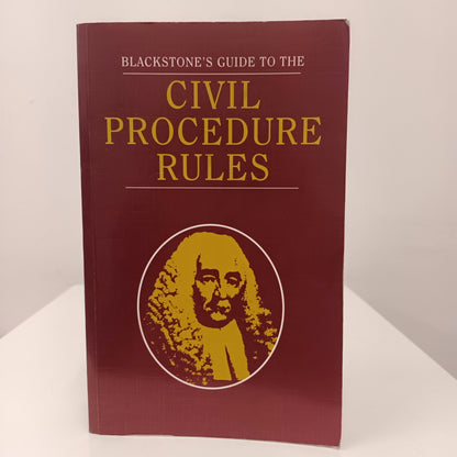 Blackstone's Guide To Civil Procedure Rules Book