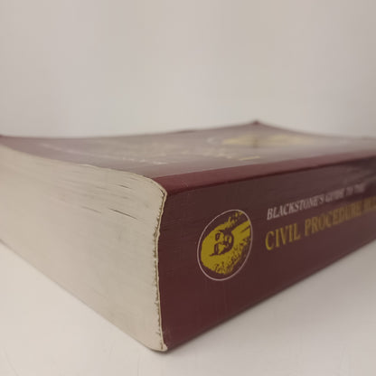 Blackstone's Guide To Civil Procedure Rules Book