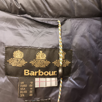 Barbour Size 18 Reesdale Quilt Blue Coat