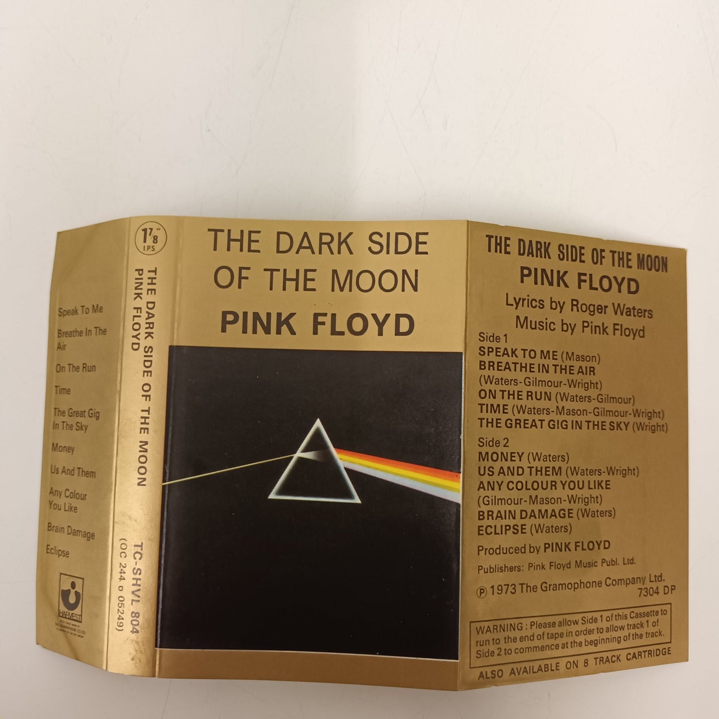 Vintage Pink Floyd Dark Side Of The Moon & Wish You Were Here Cassette Tapes