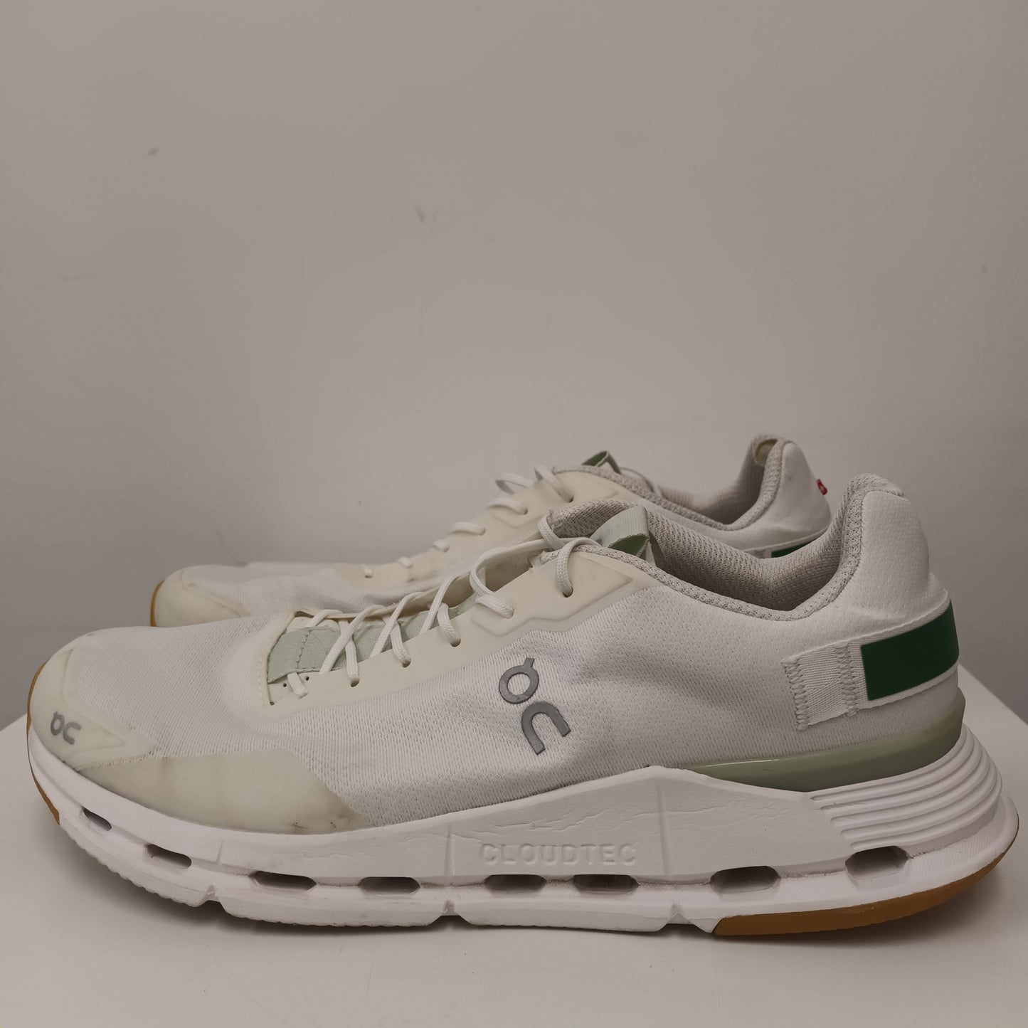 On Cloud Nova CloudTec Size 9 Green White Trainers