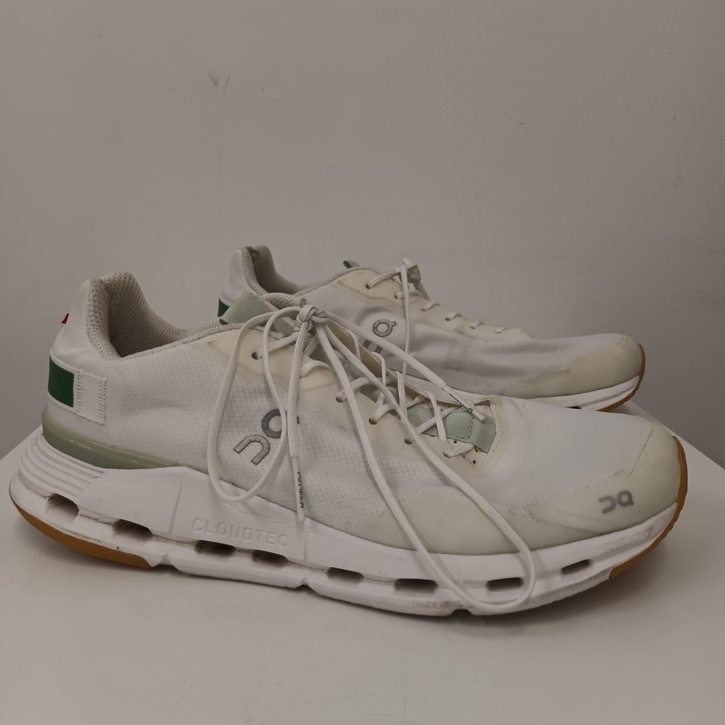 On Cloud Nova CloudTec Size 9 Green White Trainers