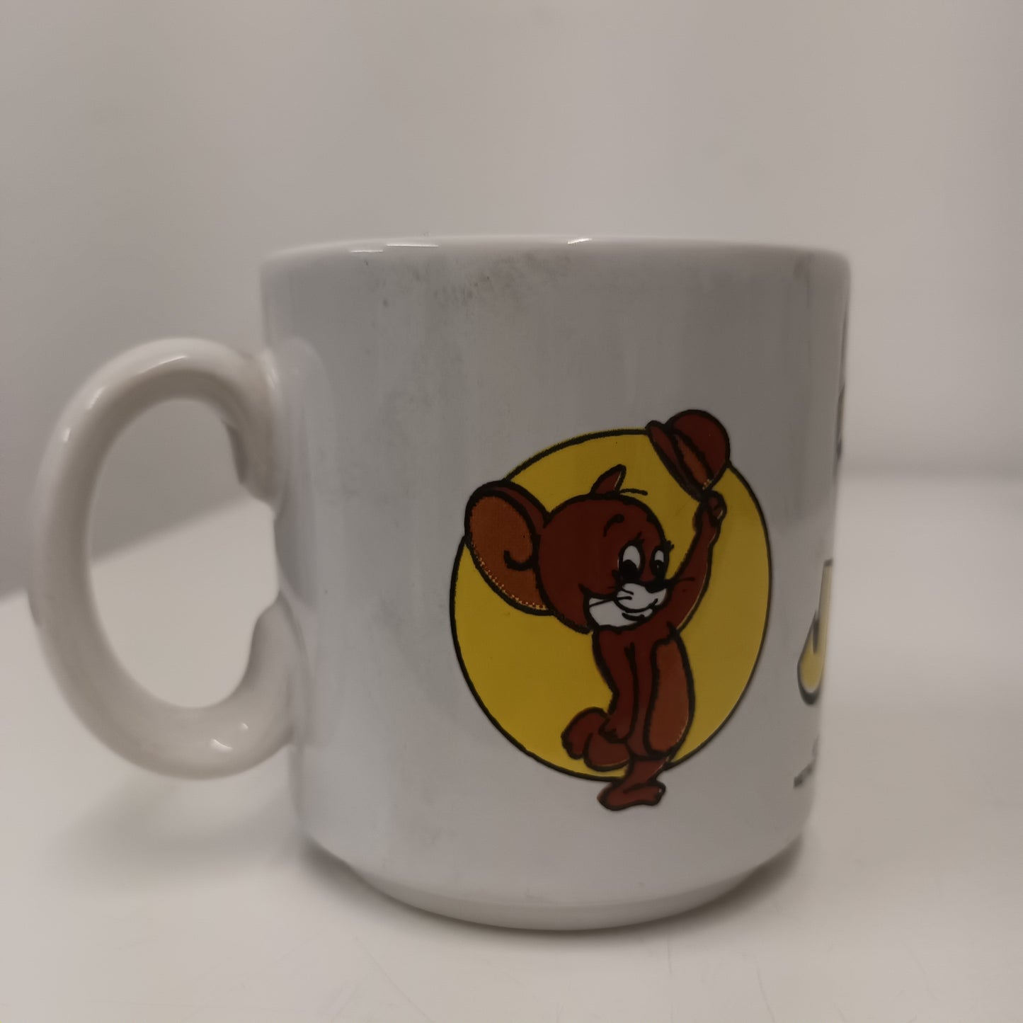 3 Vintage Cartoon Mugs Tom & Jerry Mickey Mouse Donald Duck Disney