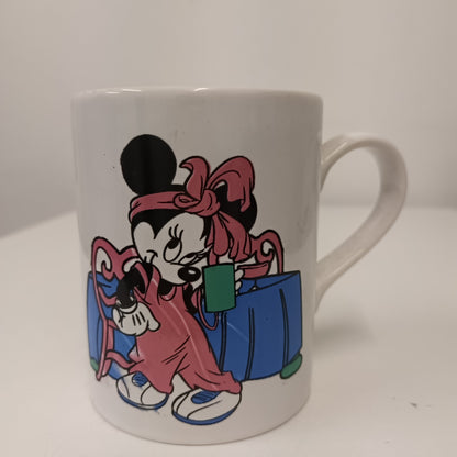 3 Vintage Cartoon Mugs Tom & Jerry Mickey Mouse Donald Duck Disney