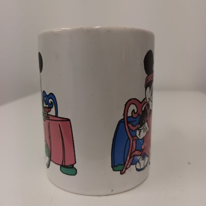 3 Vintage Cartoon Mugs Tom & Jerry Mickey Mouse Donald Duck Disney