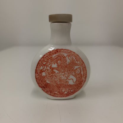 3 Chinese Ceramic Signed Scent Snuff Bottles