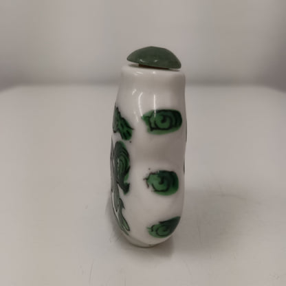 3 Chinese Ceramic Signed Scent Snuff Bottles