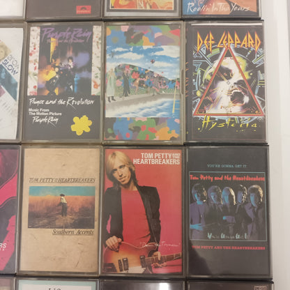 Massive x62 Vintage Cassette Tape Bundle Rock Metal Blues Country Reggae