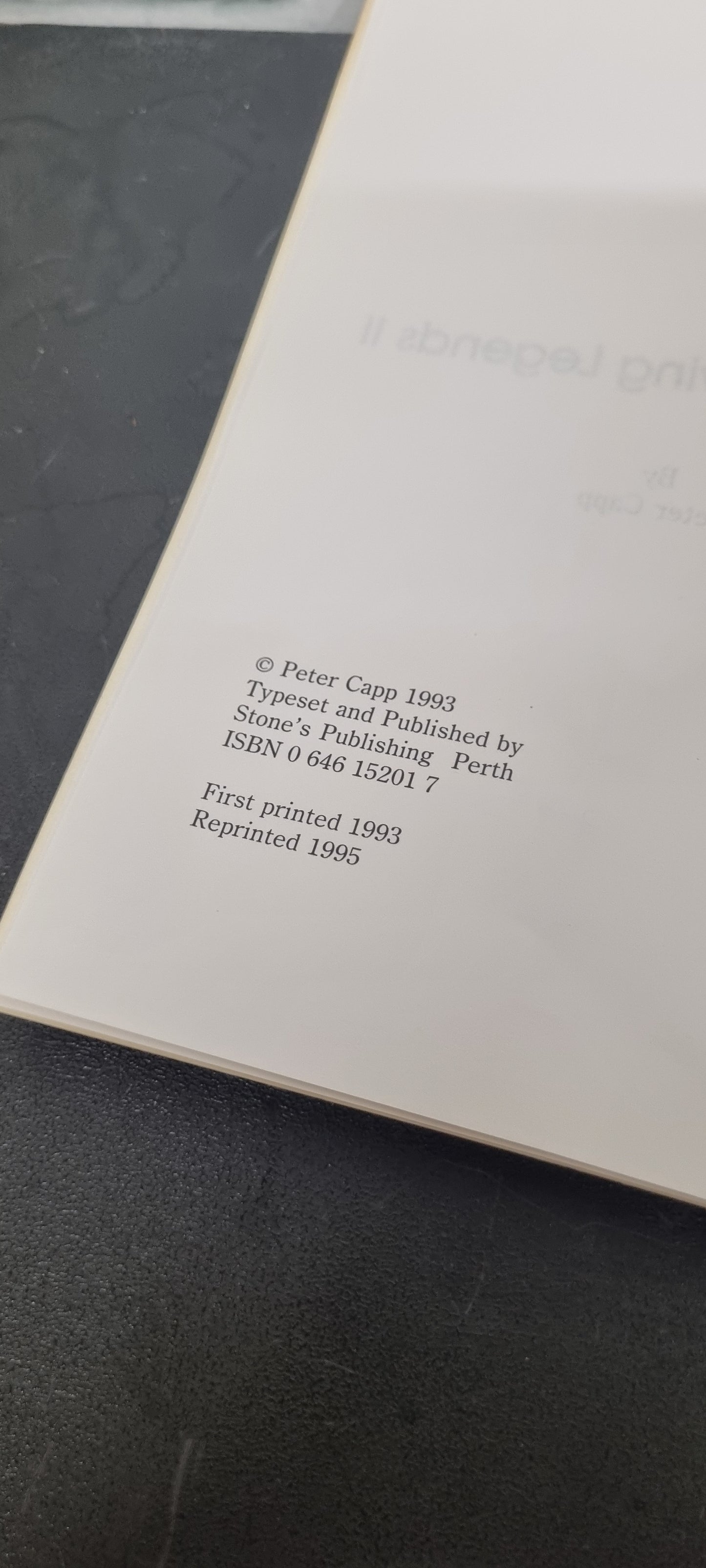 Australian Living Legends 2 by Peter Capp Signed