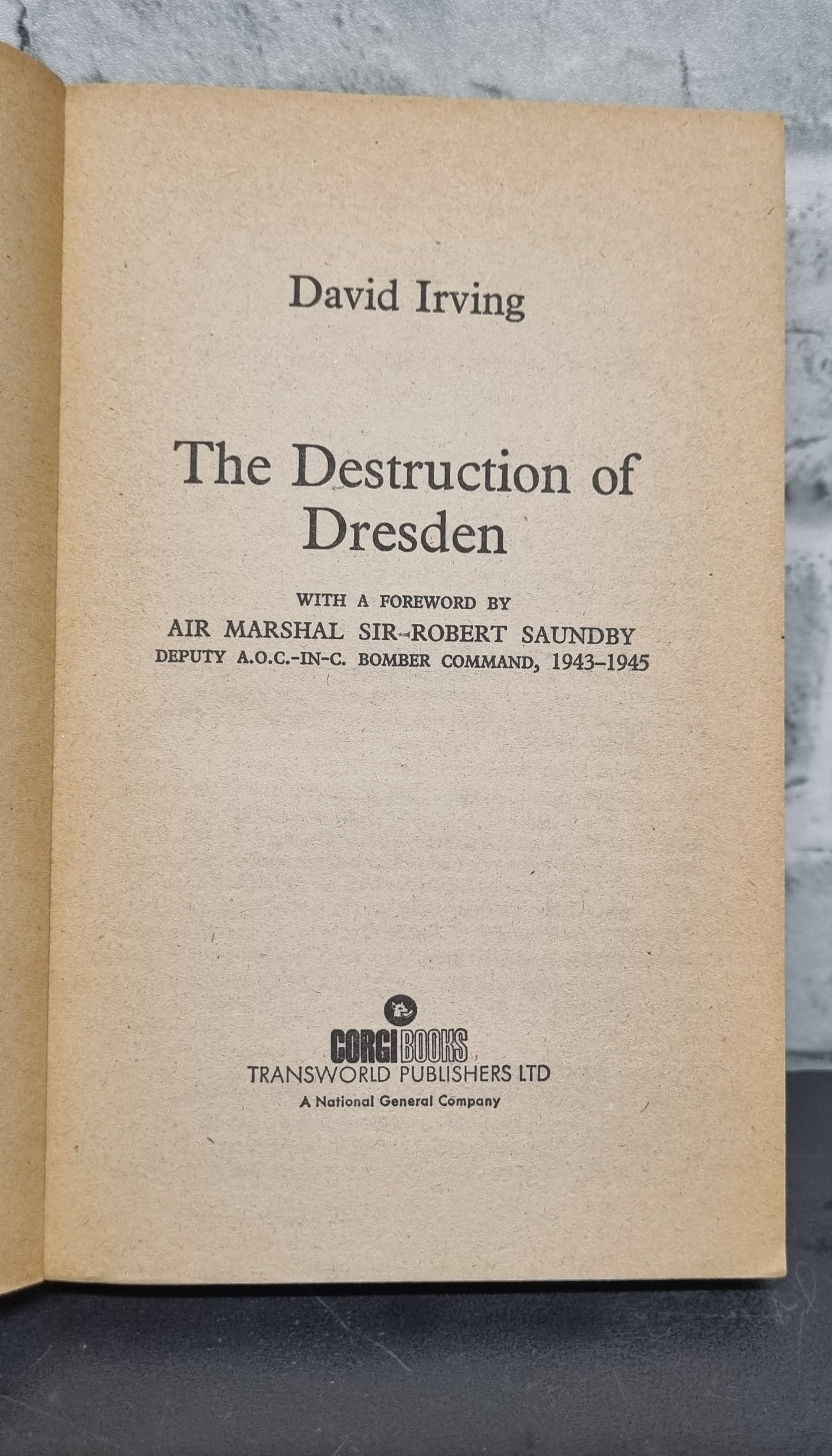 The Destruction of Dresden By David Irving