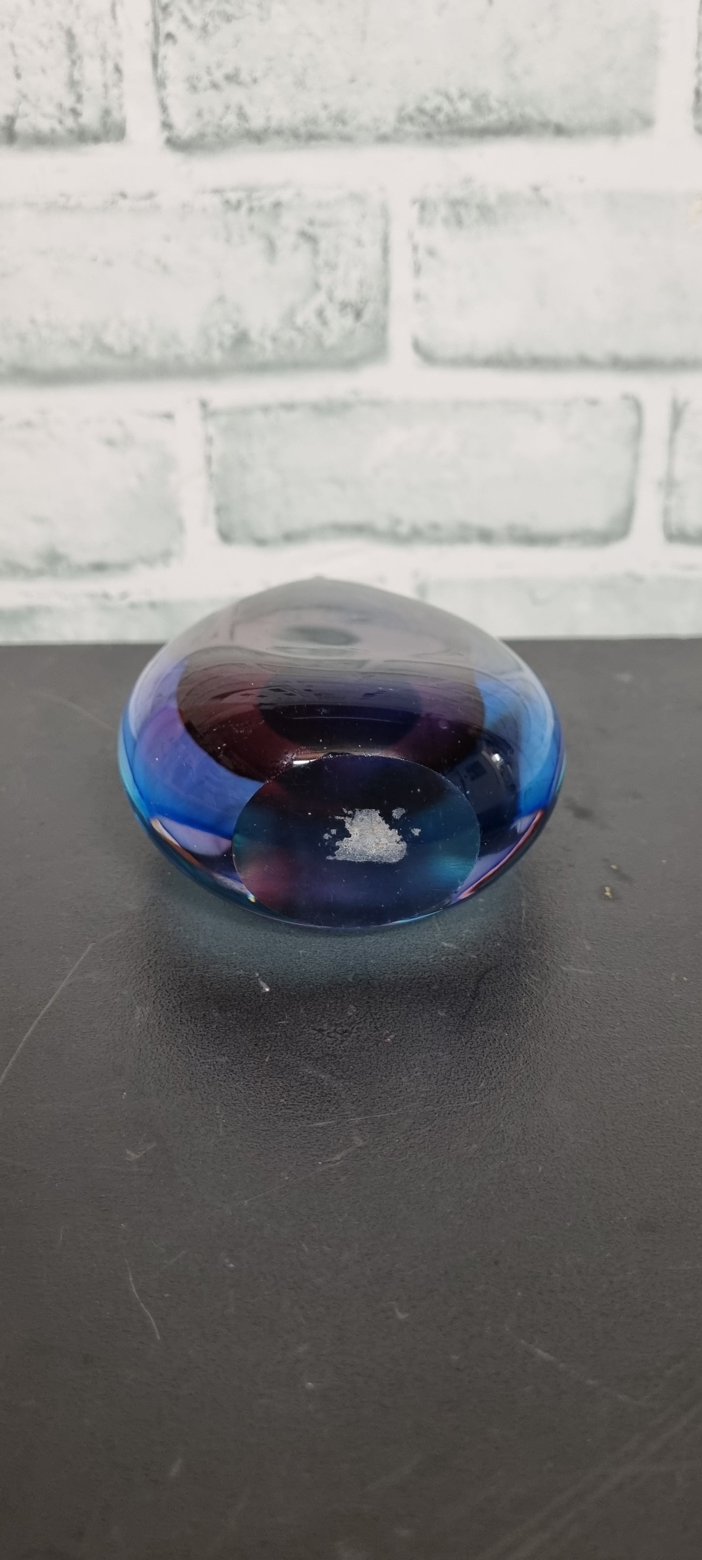 Teardrop Multicolor 6" Glass Ornament