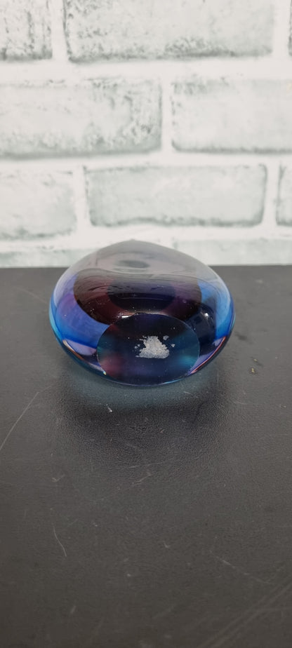 Teardrop Multicolor 6" Glass Ornament