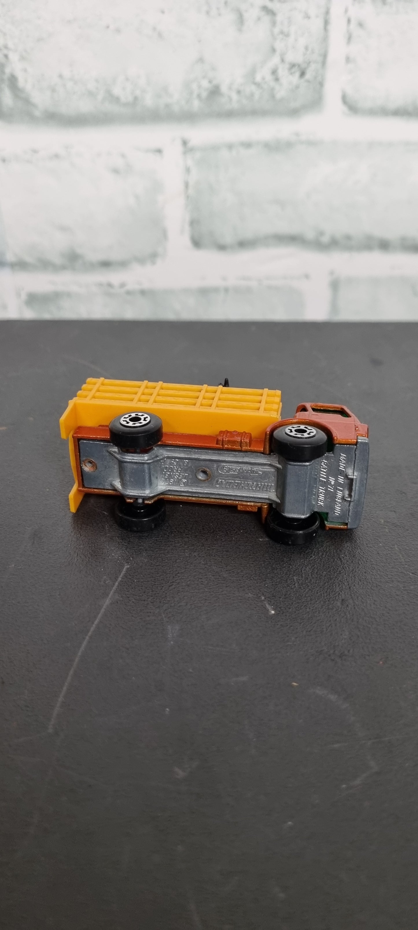 Matchbox Cattle Truck No.71 Burnt Orange Boxed