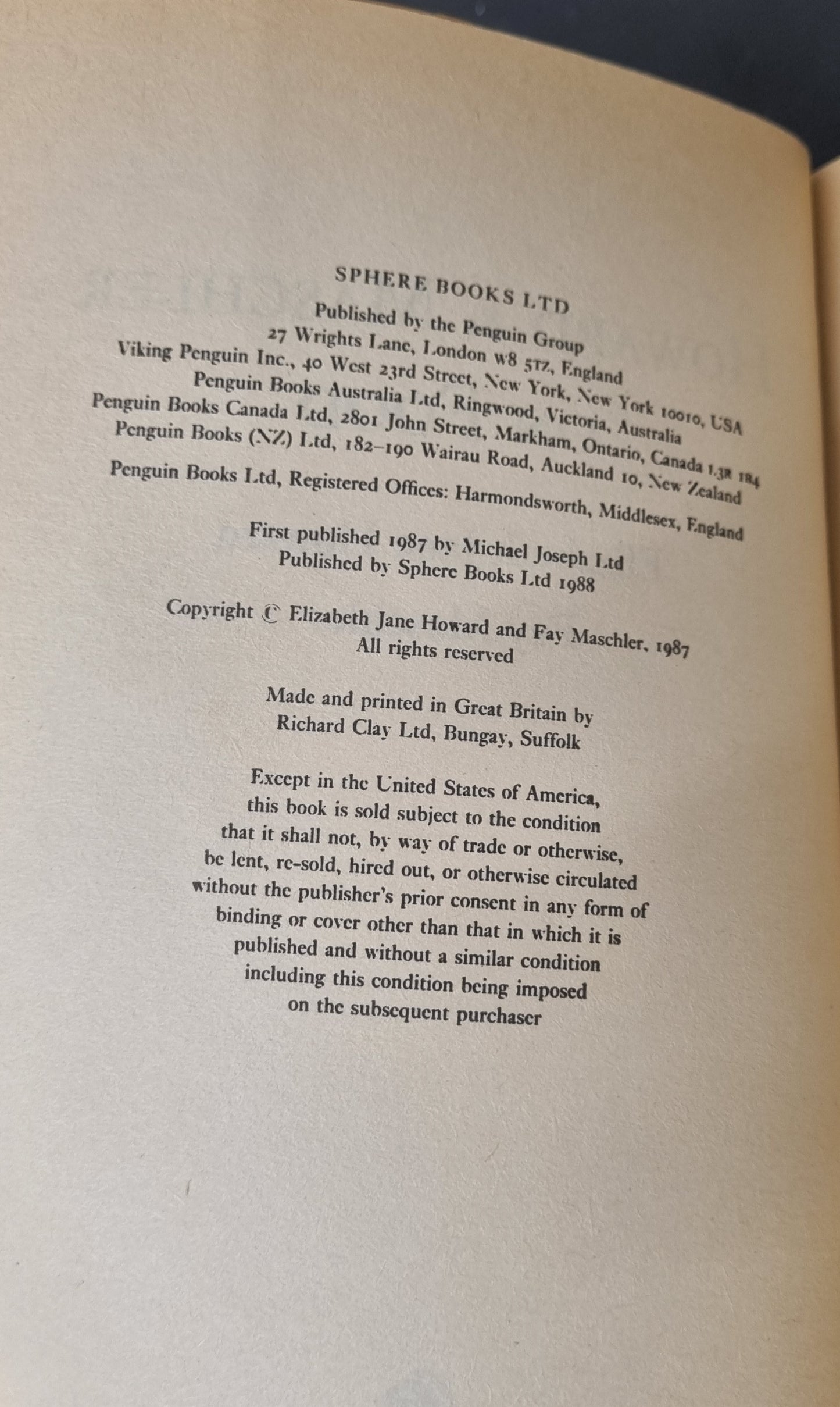 Howard and Maschler on Food by Elizabeth Jane Howard and Fay Maschler Paperback