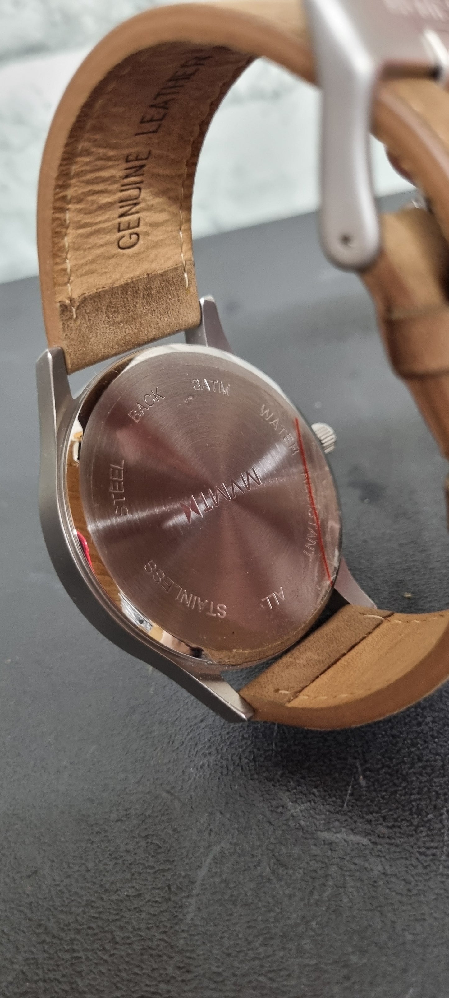 MVMT Classic Tan Leather Wrist Watch