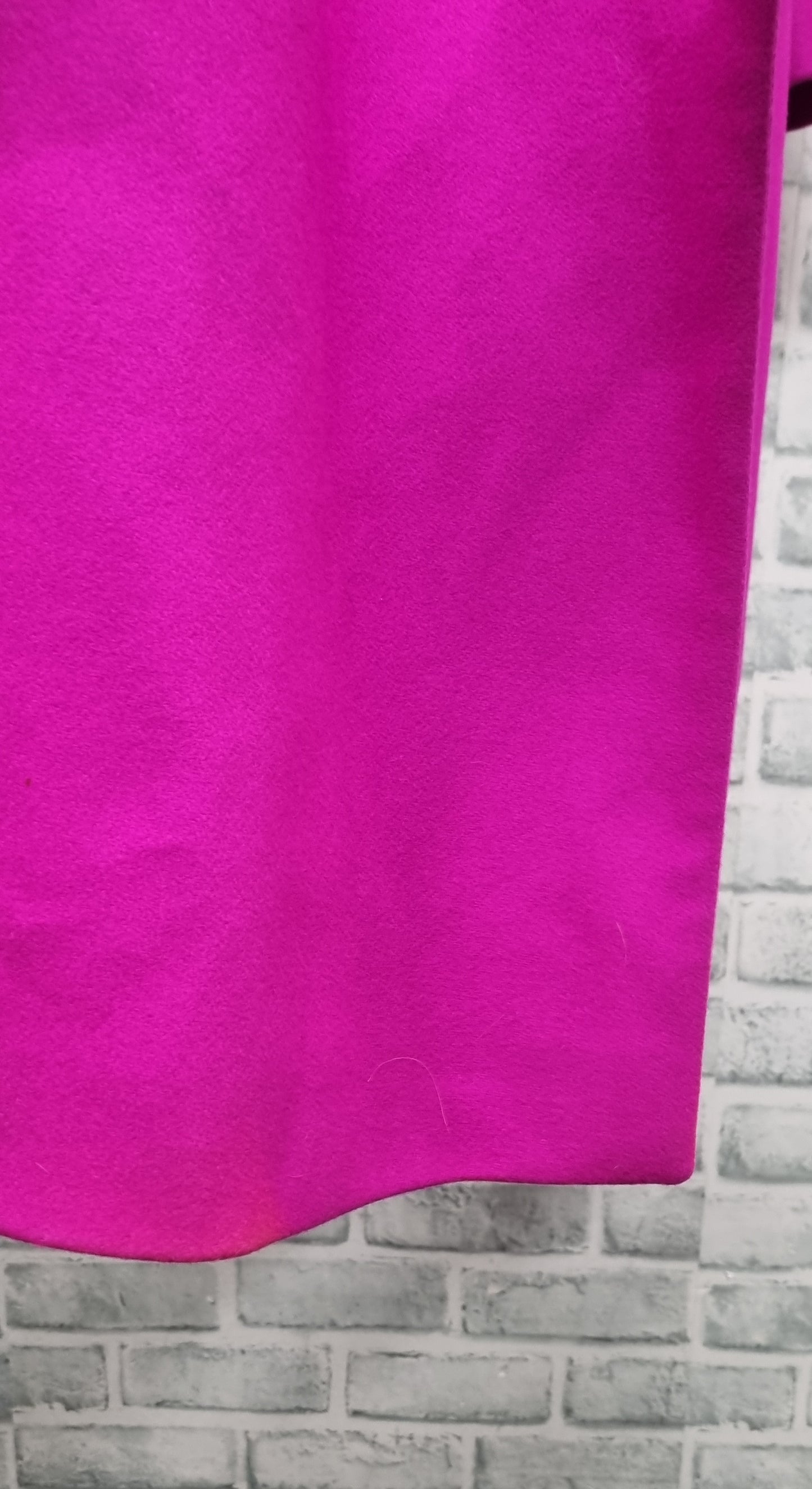 Ted Baker Single Breasted Fuchsia Midi Coat Size 2