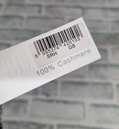 Scottish Collection Grey Tartan Cashmere Scarf BNWT