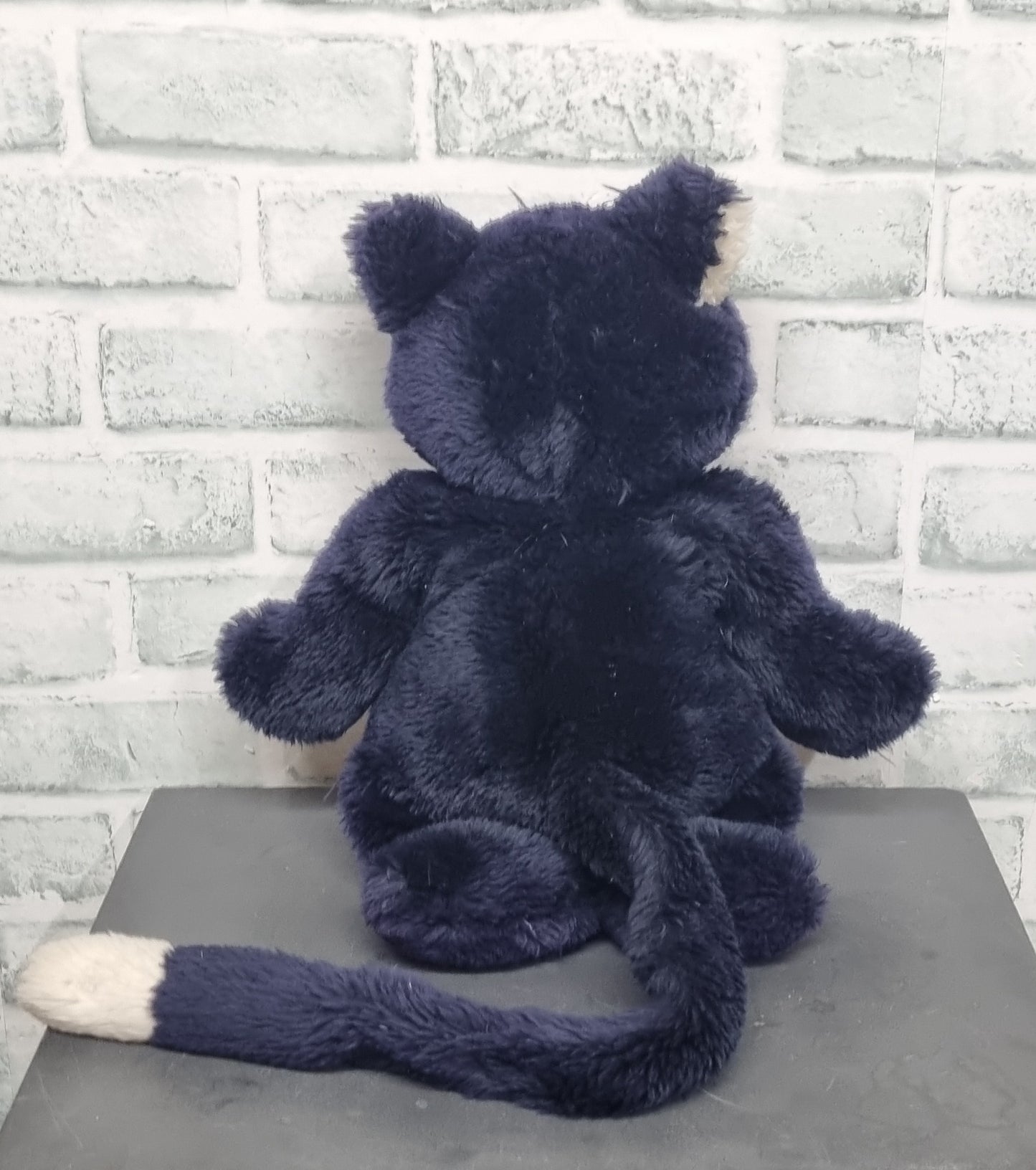 Jellycat Squidgy Black Purple Cat Retired - 1991