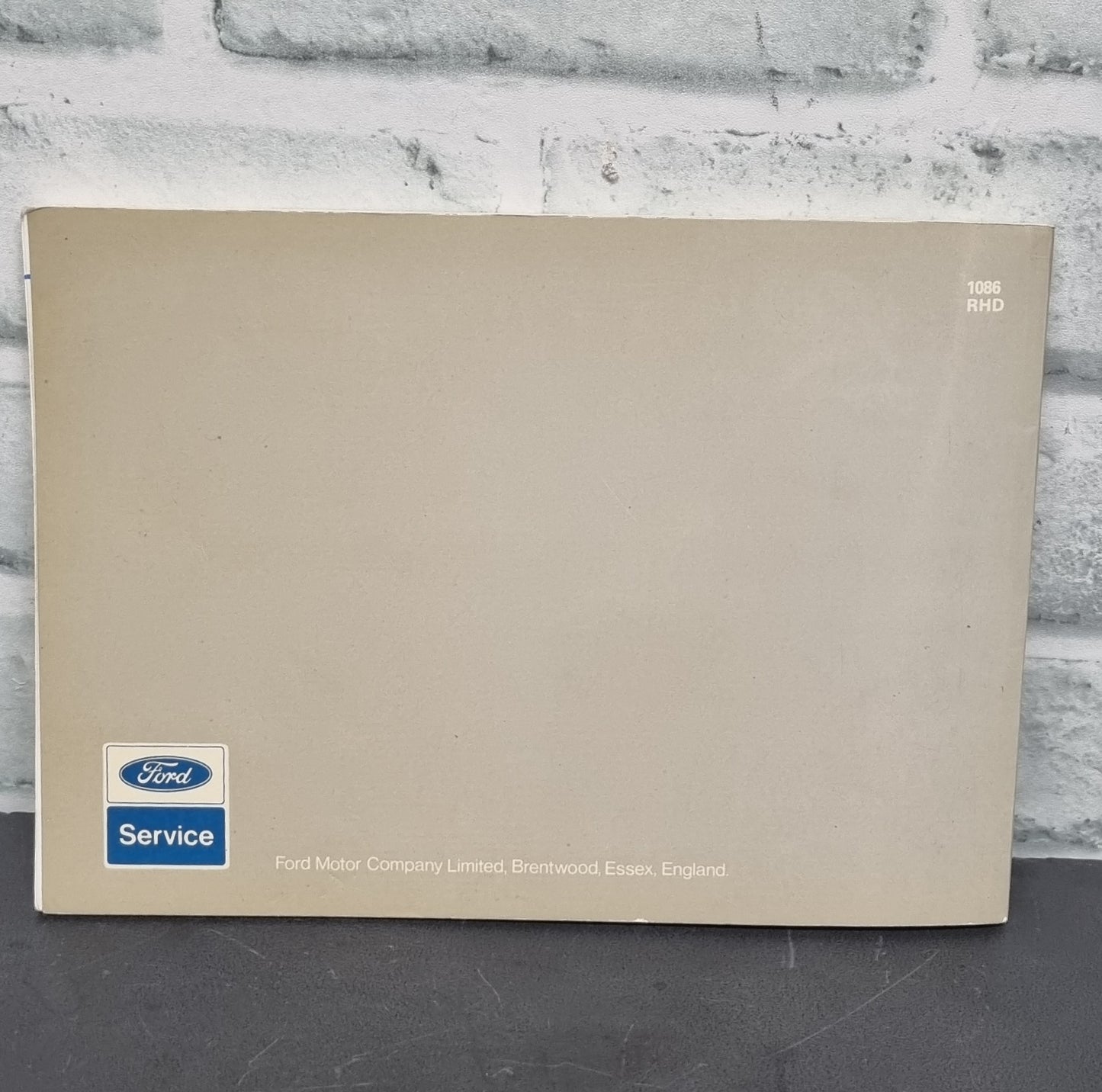 Ford Escort Orion Owners Handbook 4th Edition