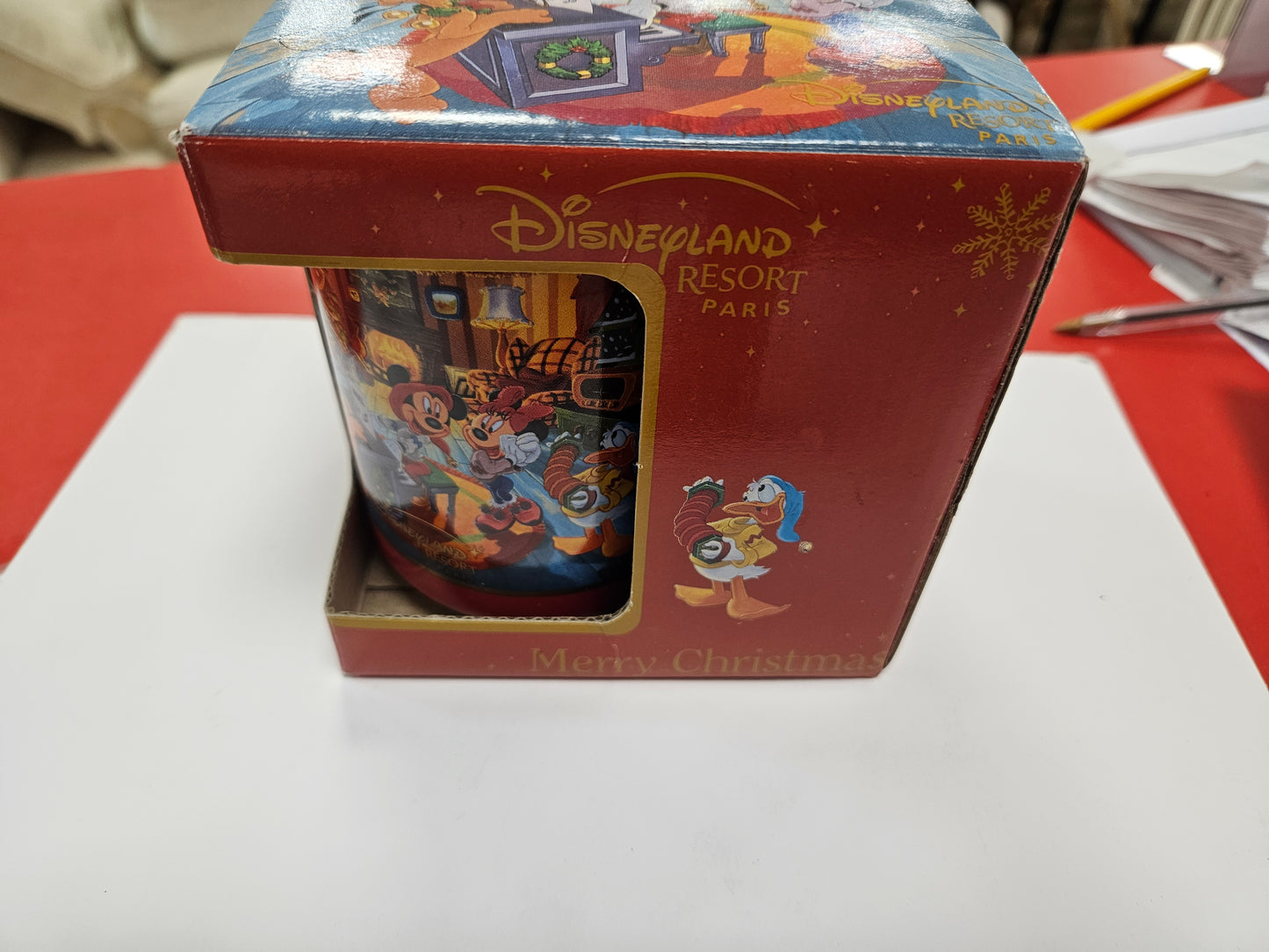 Disneyland Resort Paris Christmas Mug New in Box