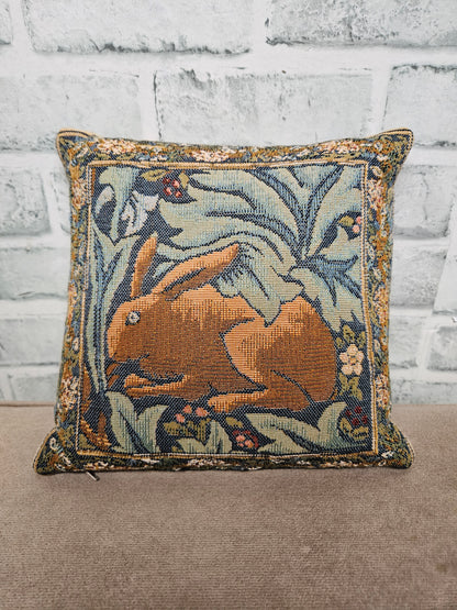 William Morris & Co Brother Rabbit Tapestry Cushion
