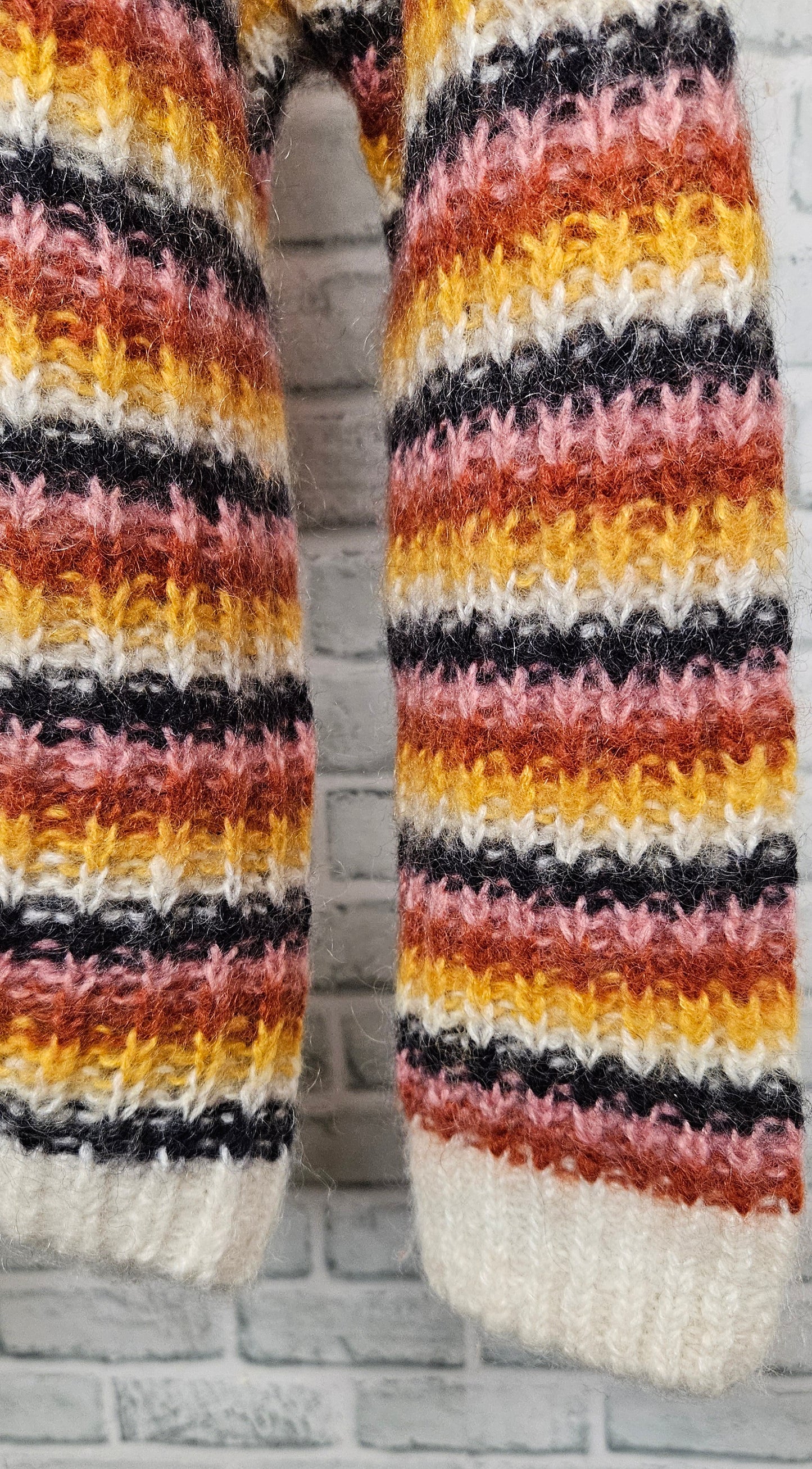 & Other Stories Wool Mohair Blend Stripe Jumper Size Medium