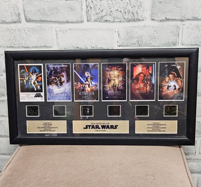 The History of Star Wars Original Filmcell Frame