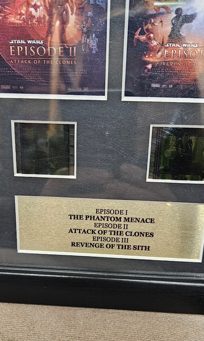 The History of Star Wars Original Filmcell Frame