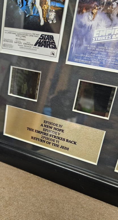 The History of Star Wars Original Filmcell Frame