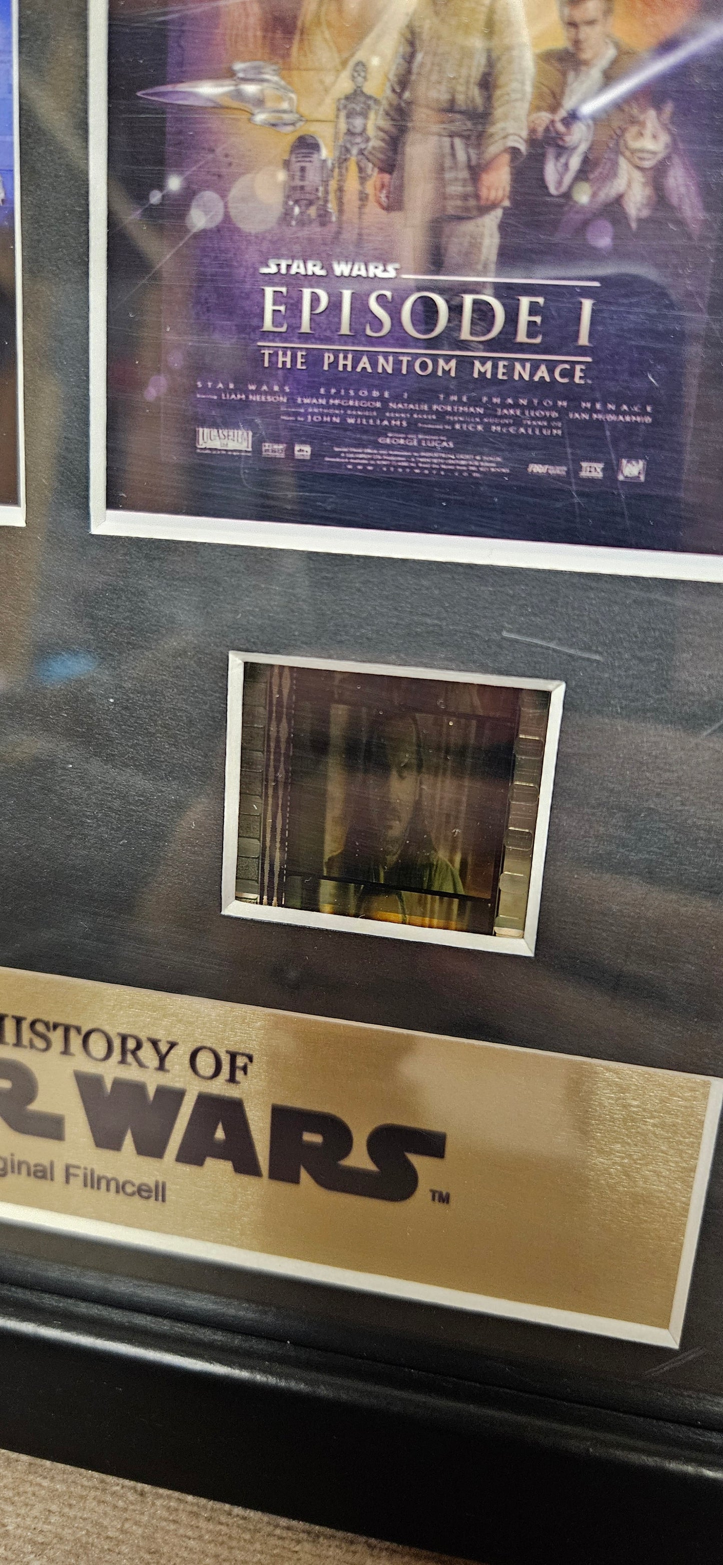 The History of Star Wars Original Filmcell Frame