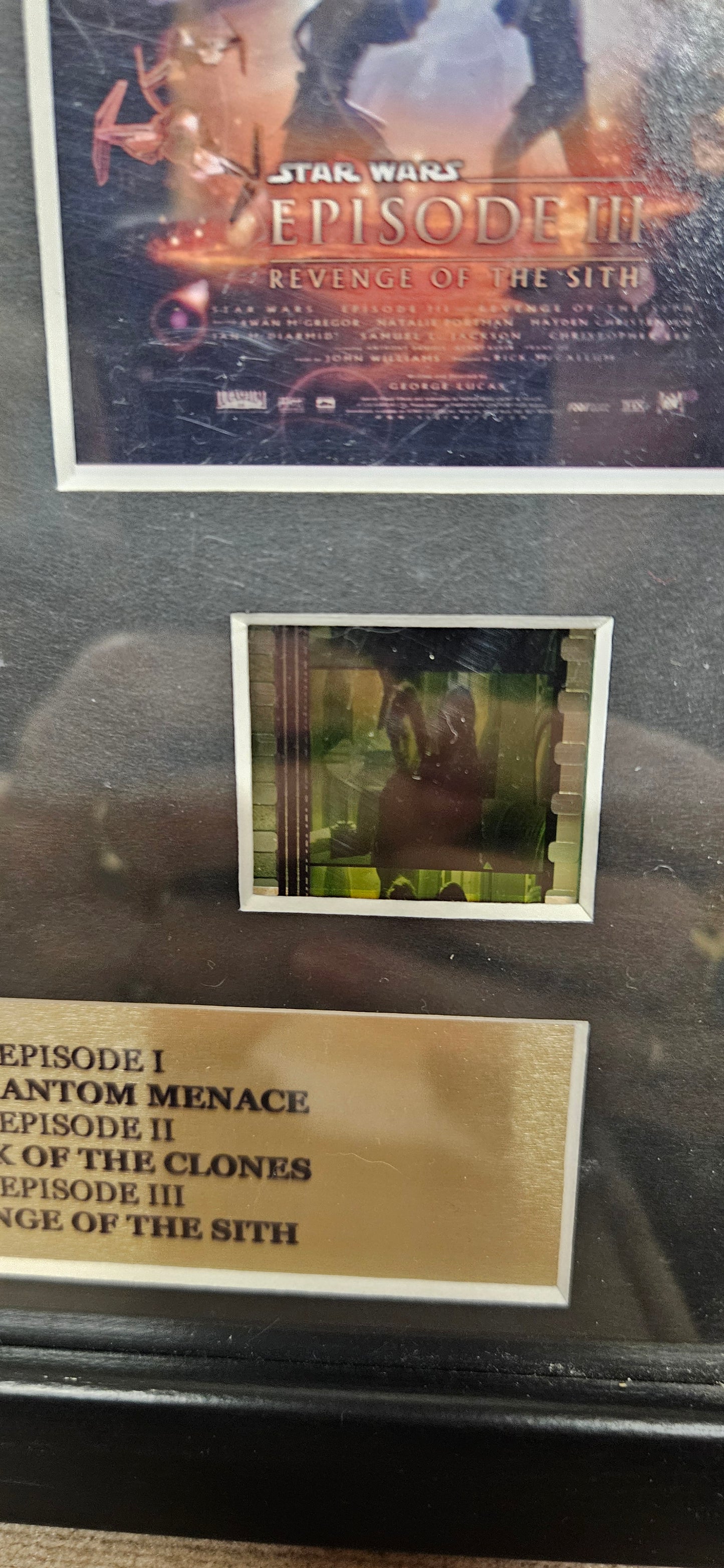 The History of Star Wars Original Filmcell Frame