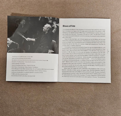 Gustav Mahler Symphony No. 6 Claudio Abbado Lucerne Festival Orchestra Blu-ray Disc