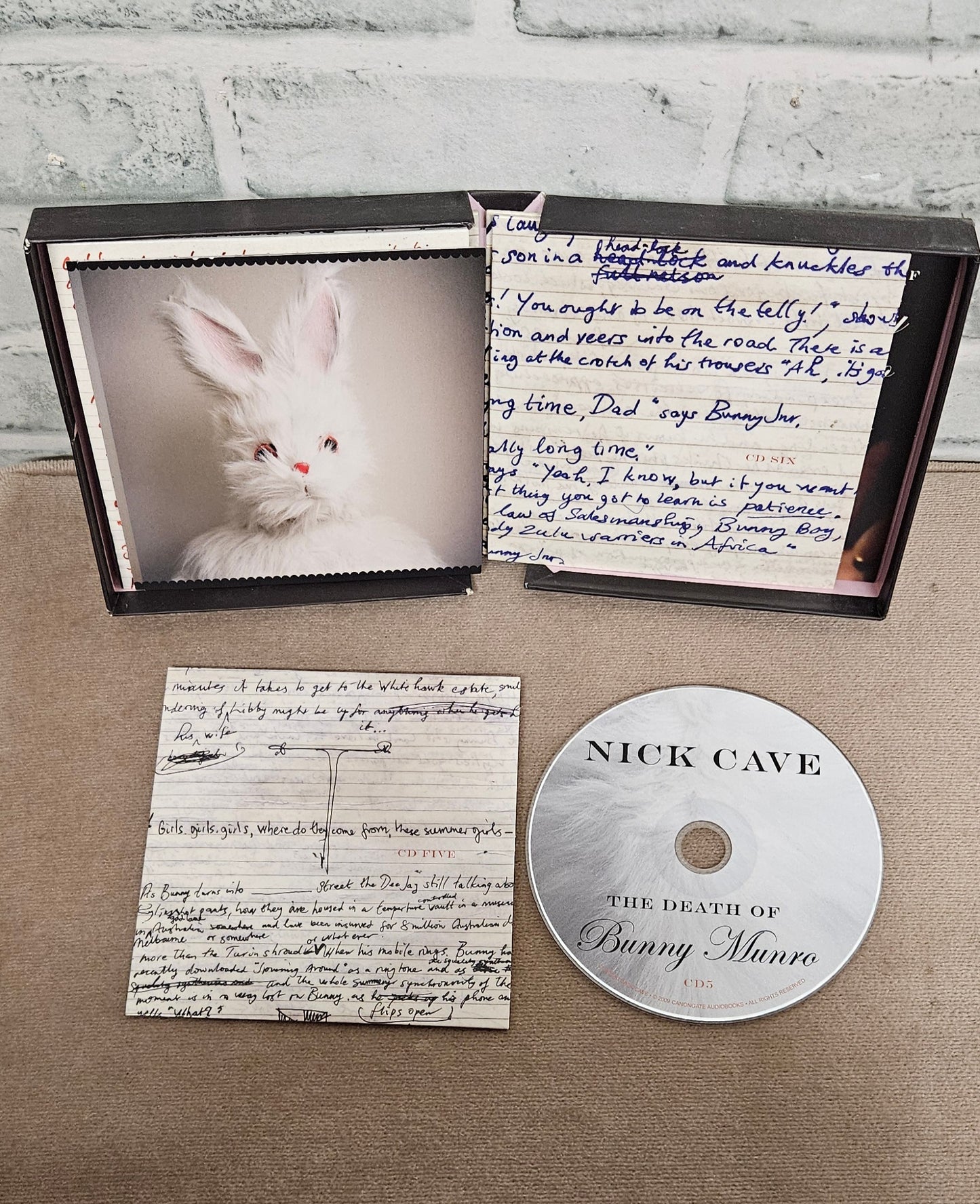 Nick Cave The Death of Bunny Munro CD Read by the Author