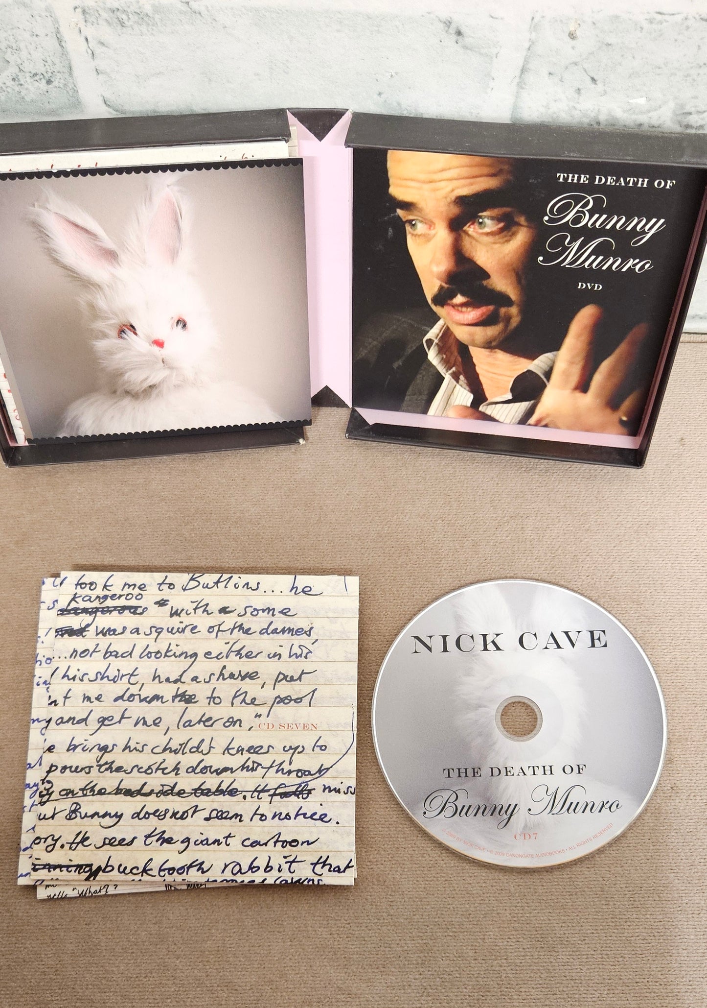Nick Cave The Death of Bunny Munro CD Read by the Author