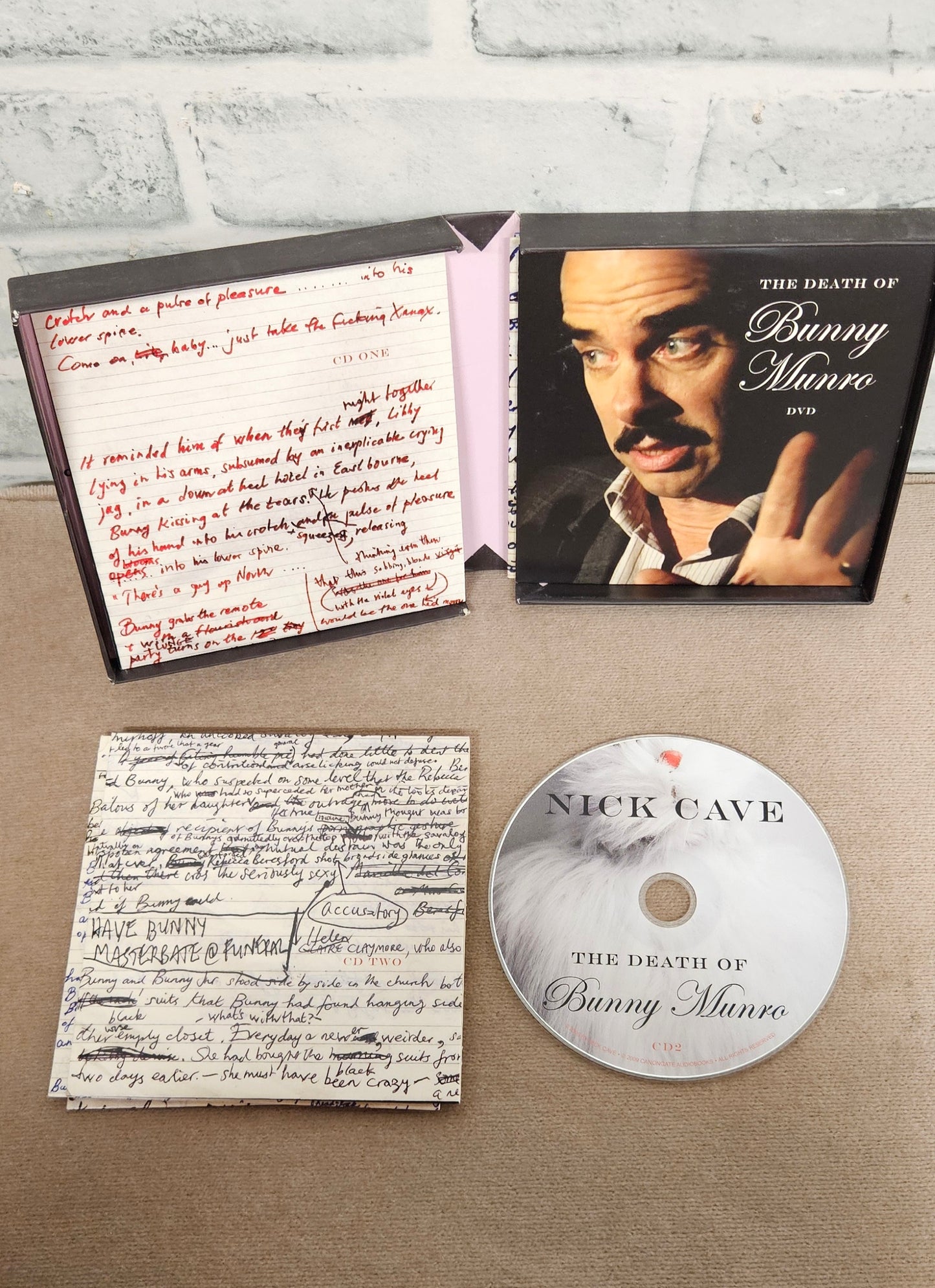 Nick Cave The Death of Bunny Munro CD Read by the Author