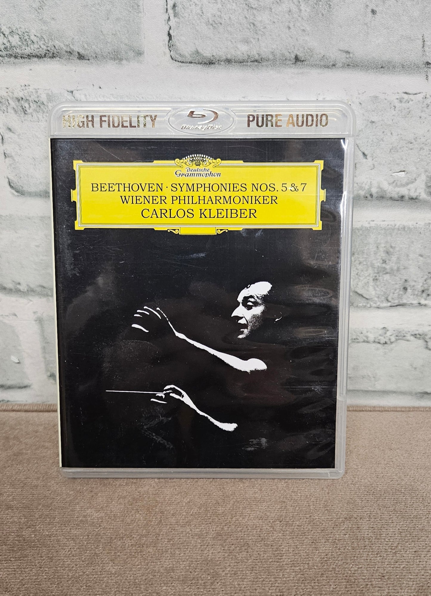Beethoven Symphonies NOs. 5&7 Wiener Philharmoniker Carlos Kleiber Blu-ray Disc