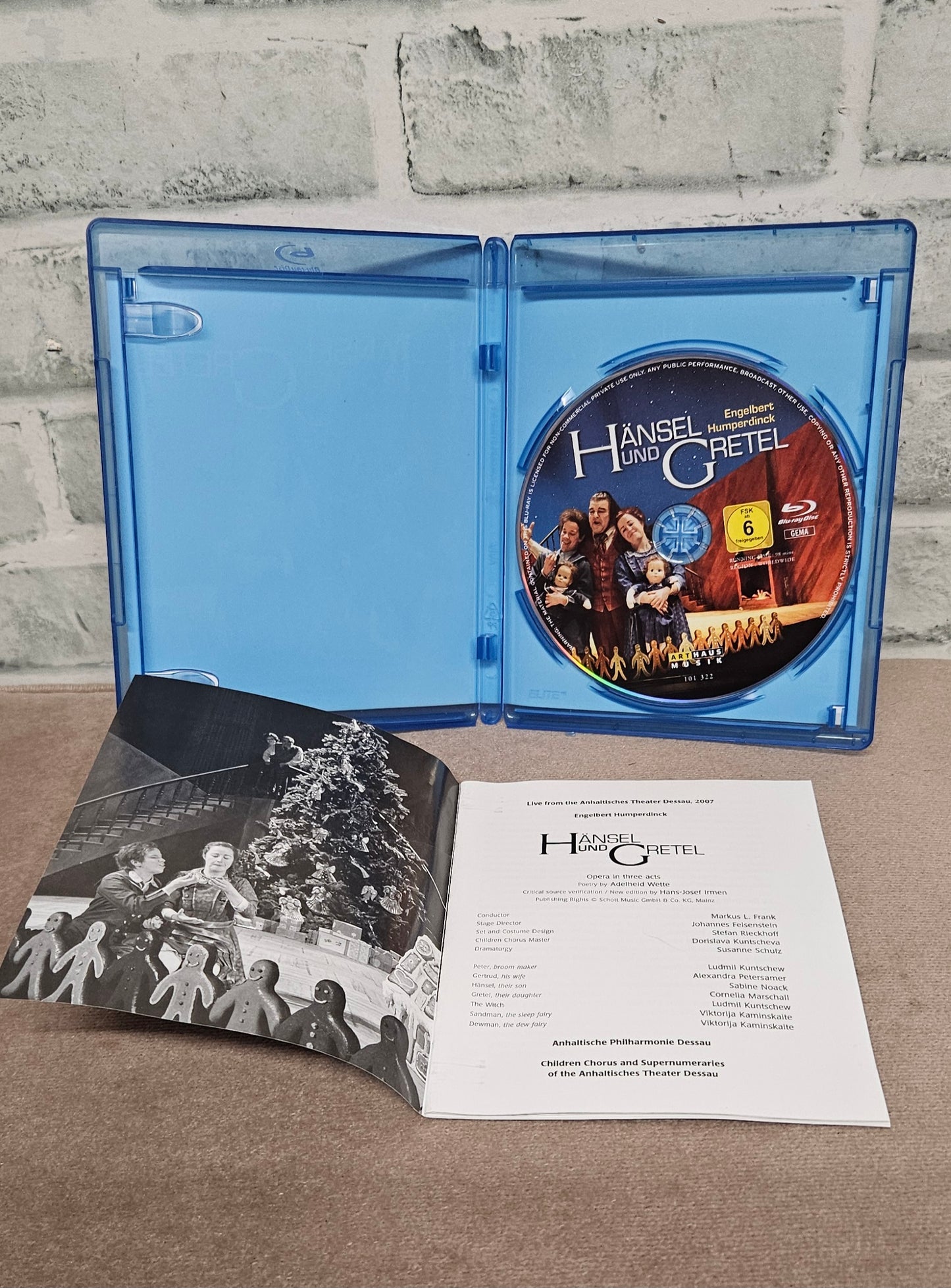 Anhaltisches Theater Dessau Hansel und Gretel Elgebert Humperdinck Blu-ray Disc
