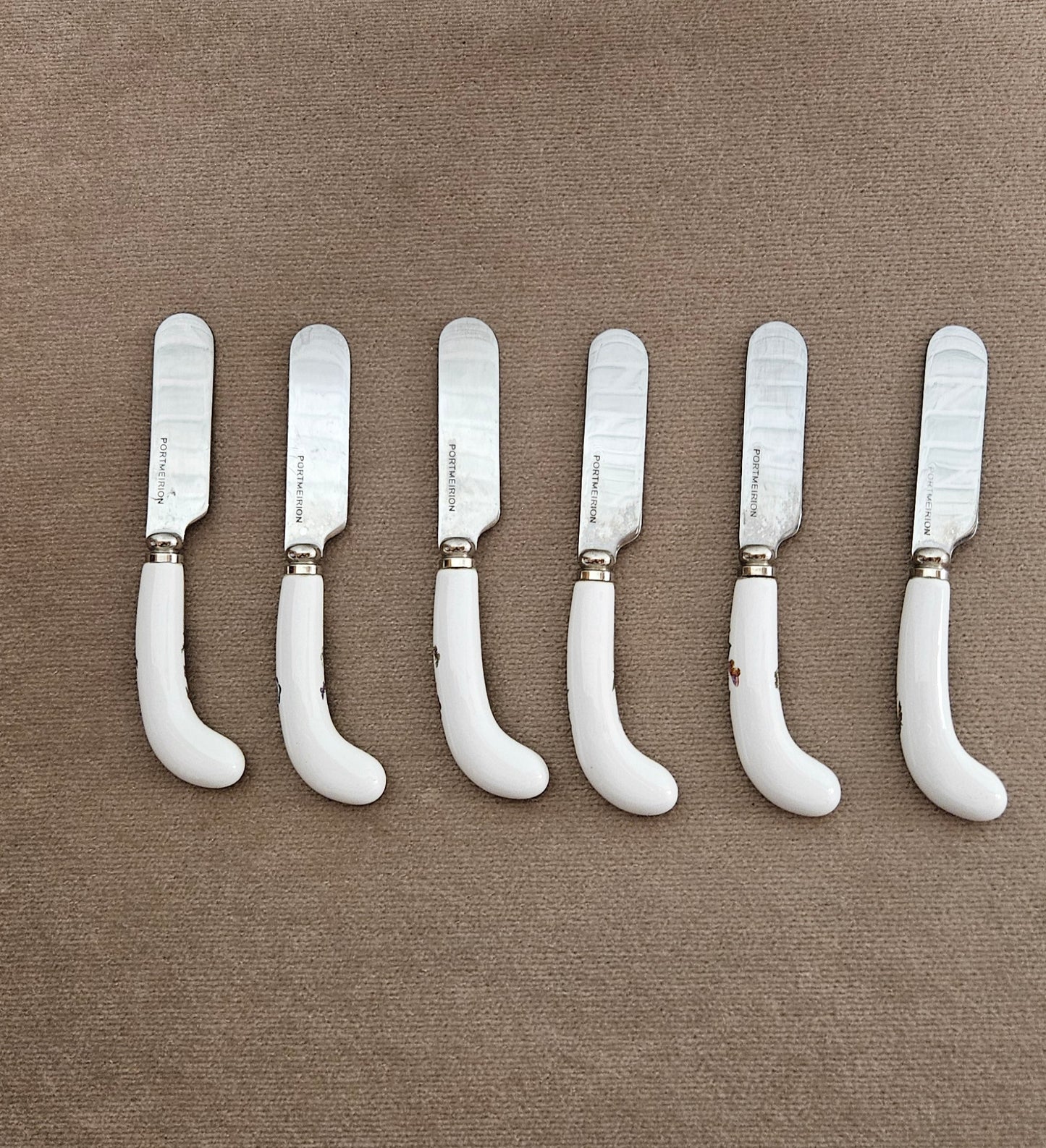 6 Portmeirion Botanic Garden Butter Spreaders