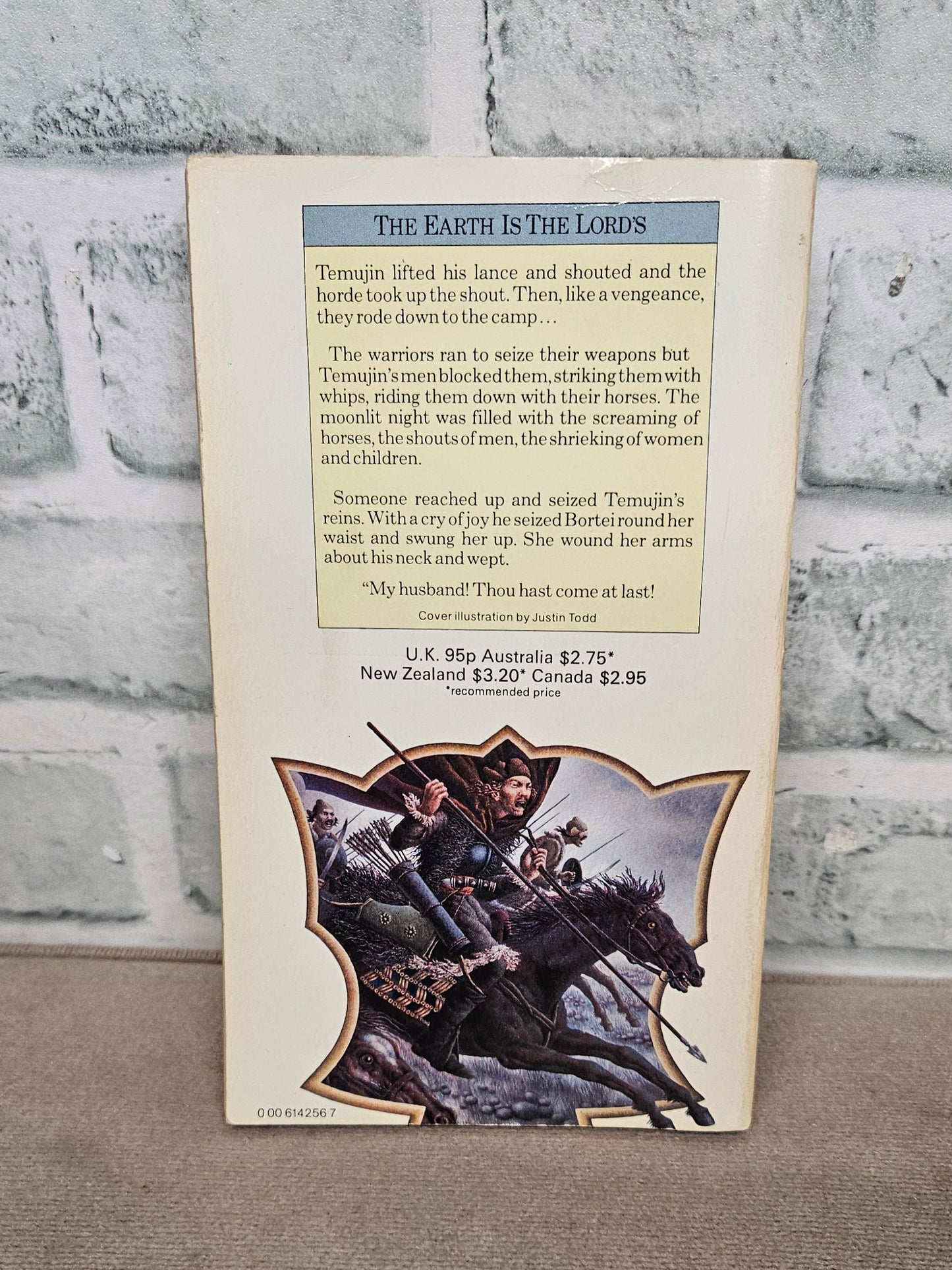 Taylor Caldwell The Earth is The Lord's 1976 Softback