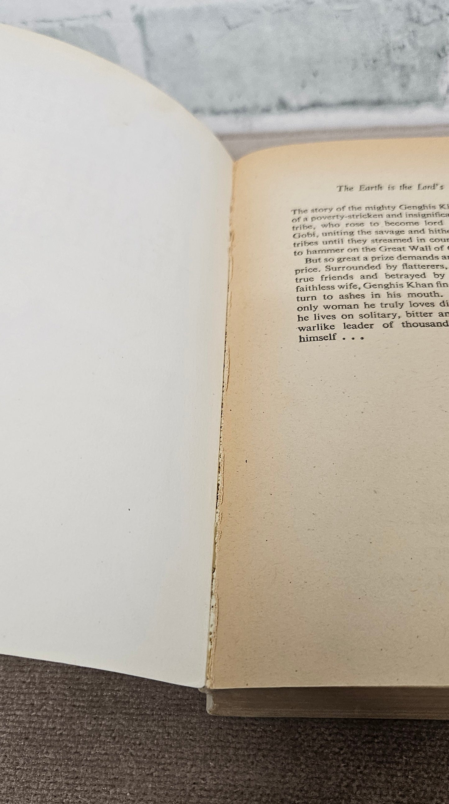 Taylor Caldwell The Earth is The Lord's 1976 Softback