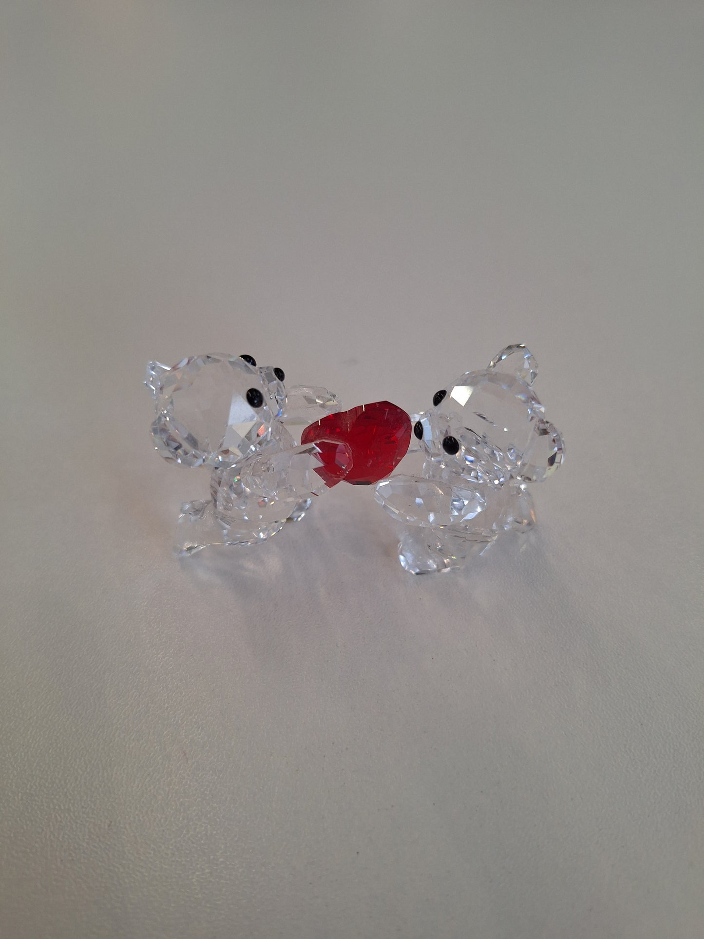 Swarovski The Lovlots Crystal Bears Love Heart Ornament