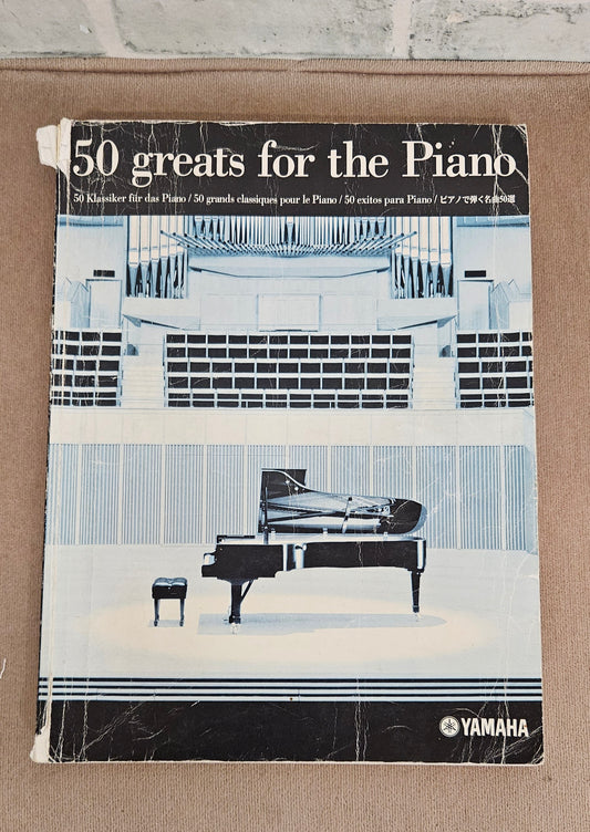 50 Great for the Piano YAMAHA Sheet Music Softback