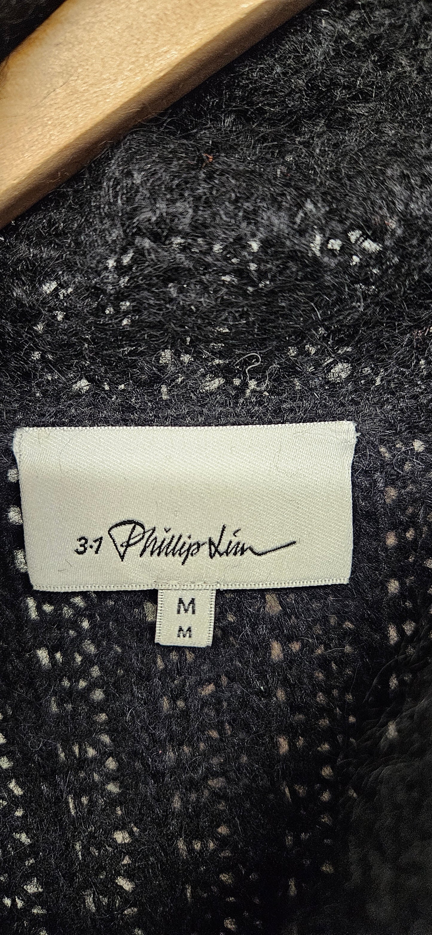 3.1 Phillip Lim Black Sleeveless Roll Neck Vest Top Size Medium