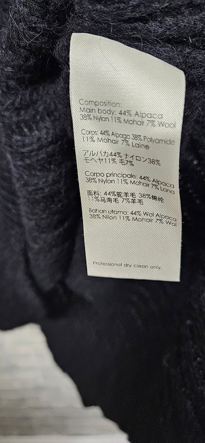 3.1 Phillip Lim Black Sleeveless Roll Neck Vest Top Size Medium